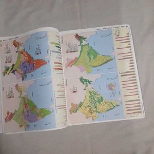 TTK School Atlas Book Bengali Study Kids Learning