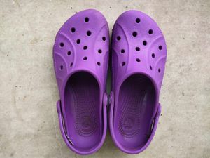 Purple Crocs