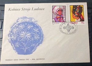 Polish Folk Costume Stamps