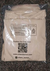 Stylish Beige Casual Shirt – Urbano  Medium Size