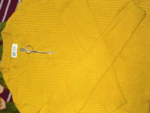 Sale Price..Mustard Ribbed Top💛