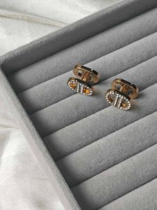 Golden Studded Earrings