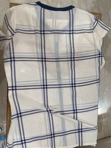 White Blue Vero Moda Top &amp; Slim Fit Denim Combo