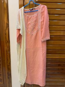 Elegant Embroidered Kurta Set