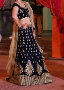 Velvet Lehenga