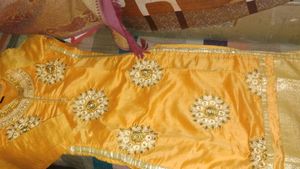 Kurti,Yellow-ornage Colour ...