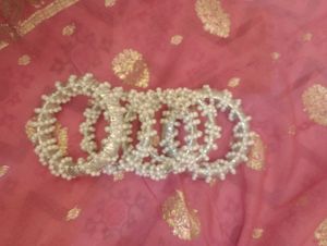 Pearl Bangles - Set of Six