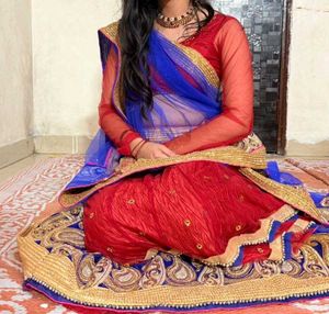 Red Lehenga Choli Set