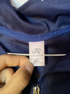 Navy Track Jacket(2XL)