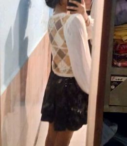 Denim Lined Skirt