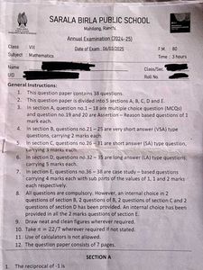 Class 8 All Subjects Practice Questions Paper CBSE