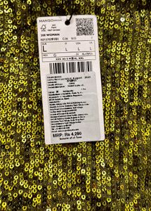 MANGO New Sequin Top