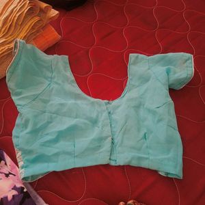 Saree With Stitched Blouse 36size