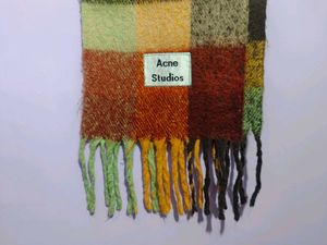 ACNE Studios Plaid Wool Scarf