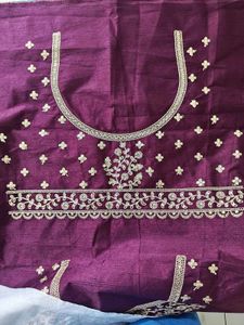 Stunning Purple heavily Embroidered Lehenga