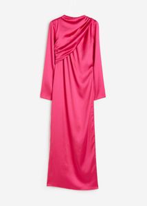 H&amp;M Draped Satin dress