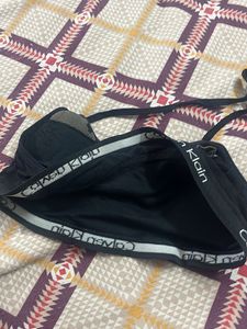 Calvin Klein Black Halter Bralette