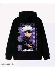 Black Graphic Hoodie