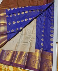 Elegant Purple Silk Saree