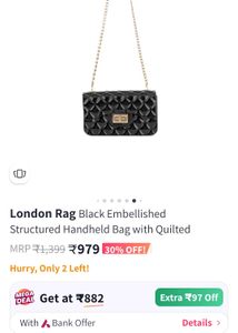 Purple Quilted Jelly Chain Bag...