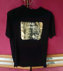 Armani Exchange Black Tee