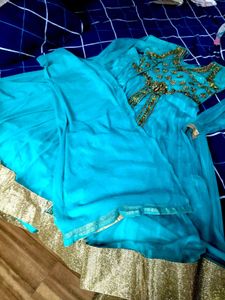 Long Anarkali With Skirt