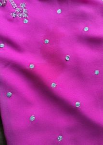 Pink Embroidered Saree