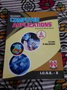 Guided computer application practical work book Class -10th Icse