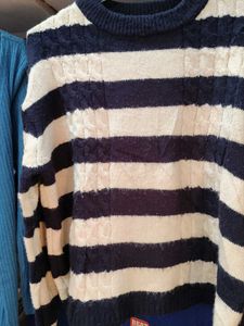 Striped Knit Sweater