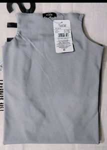 🔥 Shein Navy High-Neck Premium Top + FREE Toothpi