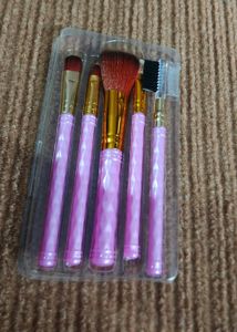 Makeup Brush Combo Of 5 pcs