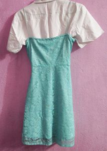 Cute Blue Lace Dress🩷🎀