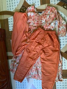 Floral Print Kurta Set