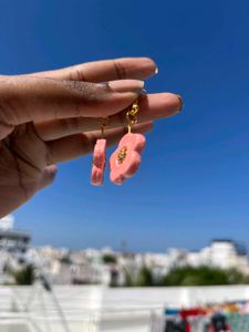 Handmade Floral Clay Earrings Elegant &amp; Lightweigh