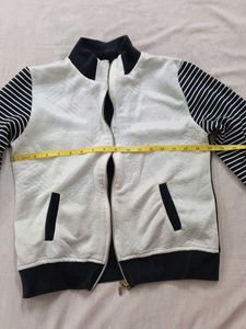 Striped Sleeve Jacket