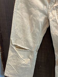 Bershka Ripped Wide Leg Jeans