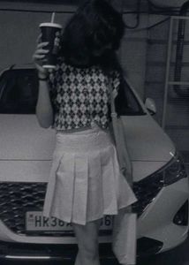 Women&#39;s White Pleated Skirt
