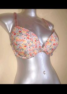 Floral Print Bra 32 D