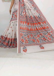 New Kantha Embroidery Saree with blouse piece
