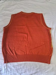 Checkered Floral sweater vest