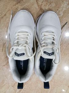 Campus White Running Shoes
