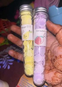 Travel Soft Paper Soap Flower Design TubeShape