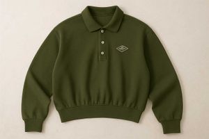 Olive Green Polo Top