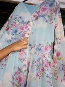 Floral Print Gown
