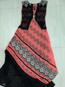 Elegant Black fancy Lace Dress