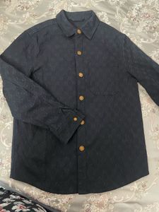 Stylish black Patterned Shirt