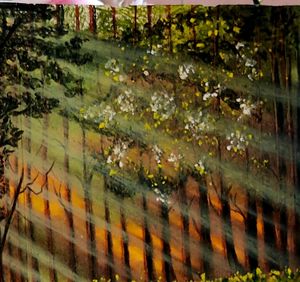 An Oil Pestle Drawing