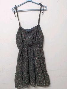 Floral Tiered Mini Dress