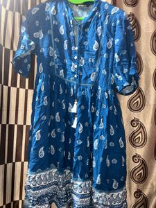 Paisley Blue Dress