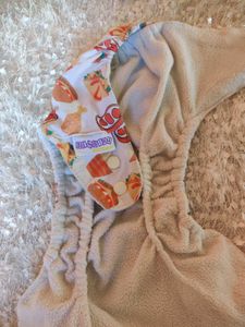 Baby Cloth Diaper With Pair Of Inner Insert